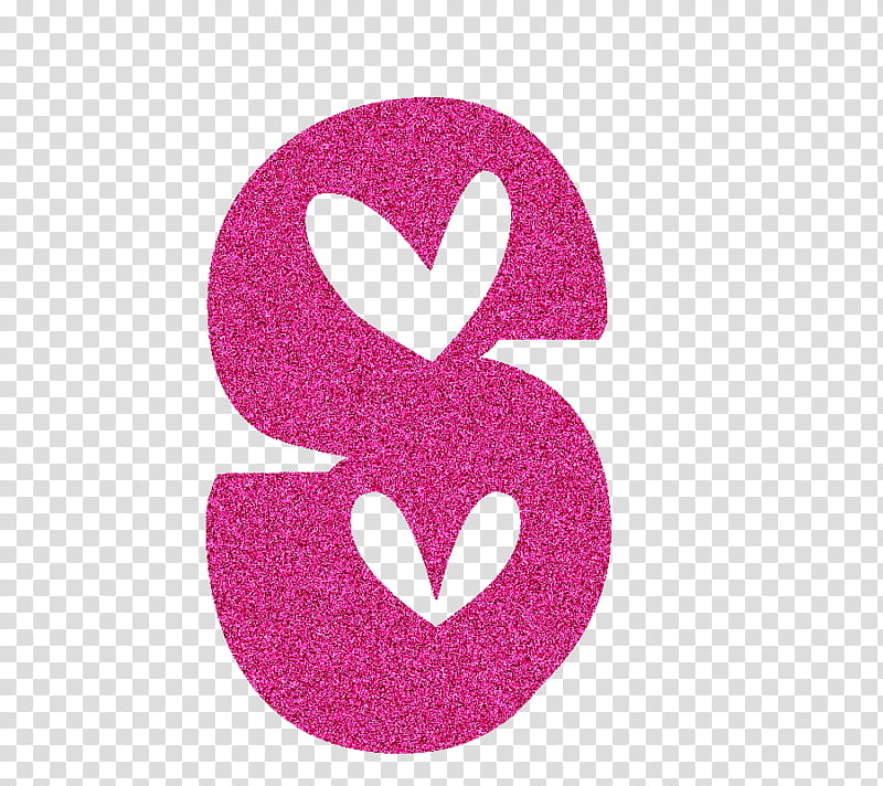 Letras de el abecedario, pink heart illustration transparent background PNG clipart