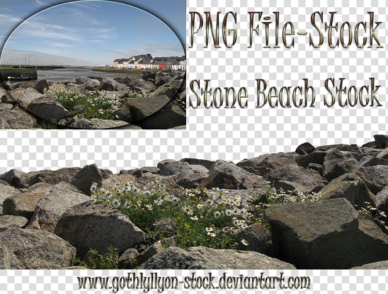Galway, gray rocks on shore during daytime transparent background PNG clipart