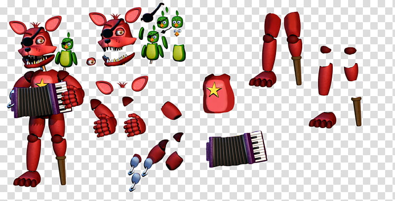 Resource Rockstar Foxy V transparent background PNG clipart