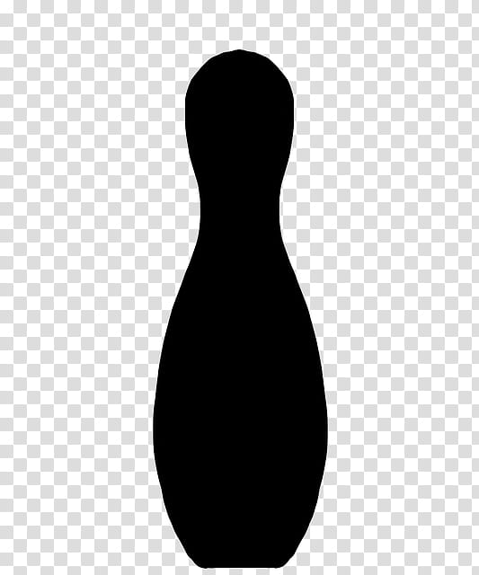 Neck Black, Silhouette, Bowling Pin, Bowling Equipment, Dress, Tenpin Bowling, Blackandwhite transparent background PNG clipart