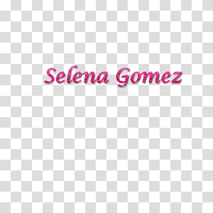 Texto Selena Gomez transparent background PNG clipart thumbnail