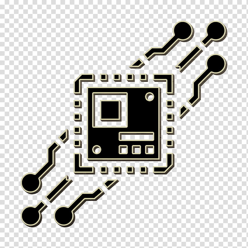 Processor icon Artificial Intelligence icon Cpu icon, Line, Technology transparent background PNG clipart