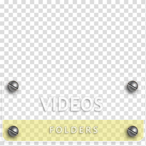 PLATE dock icons, VIDEOS, Videos folders transparent background PNG clipart