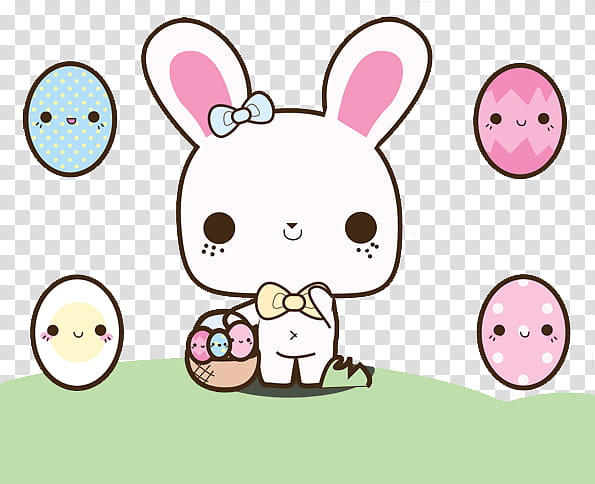 Pascua Easter, rabbit collecting egg illustration transparent background PNG clipart