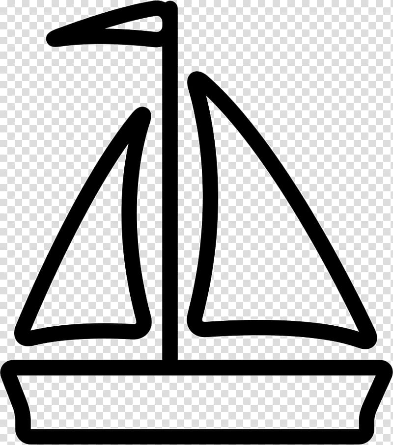 Black Triangle, Sailboat, Sailing Ship, Black And White
, Line, Area, Symbol transparent background PNG clipart