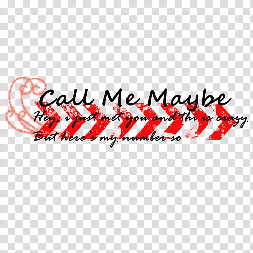 y JPG de Carly Rae Jepsen, call me maybe text transparent background PNG clipart