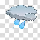 WSI Weather Icons As Seen on TV, Rain and Wind transparent background PNG clipart