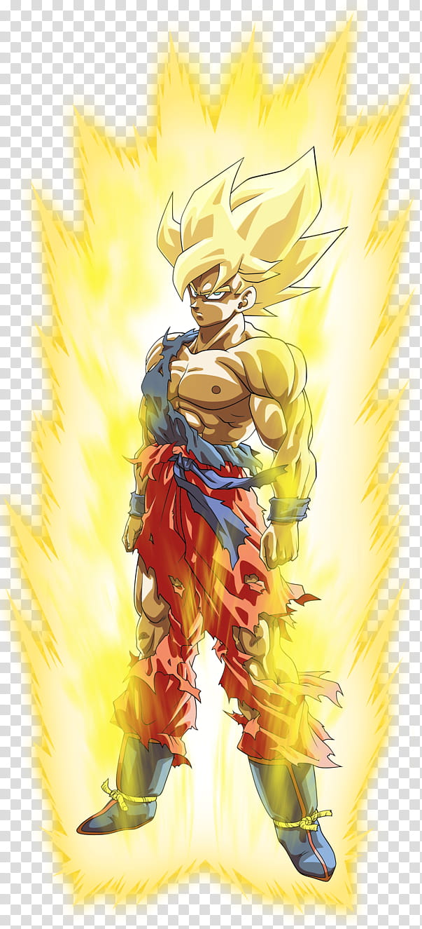 Goku SSJ (Namek), Super Saiyan (BoG) Aura Palette transparent background PNG clipart