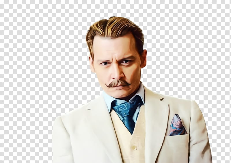 Hair, Watercolor, Paint, Wet Ink, Johnny Depp, Mortdecai, Actor, Film transparent background PNG clipart