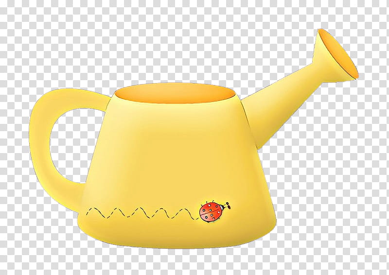 kettle yellow teapot tableware mug, Cartoon, Drinkware, Cup, Serveware, Ceramic transparent background PNG clipart