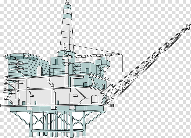 Oil, Oil Platform, Drilling Rig, Oil Well, Petroleum, Printing, Diagram, Architecture transparent background PNG clipart