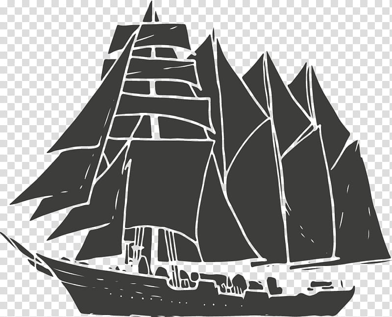 Boat, Brigantine, Schooner, Barque, Galleon, Caravel, Fullrigged Ship, Carrack transparent background PNG clipart