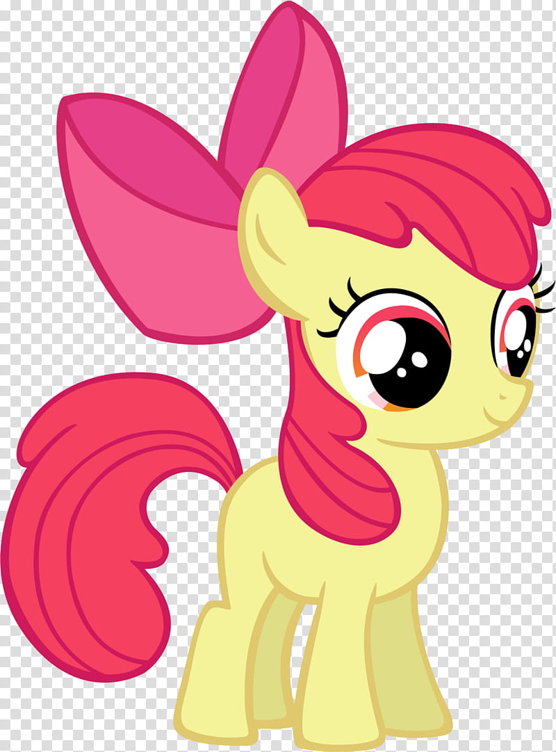 My Little Pony Windows Icons v, Applebloom, yellow and red My Little Pony character illustration transparent background PNG clipart