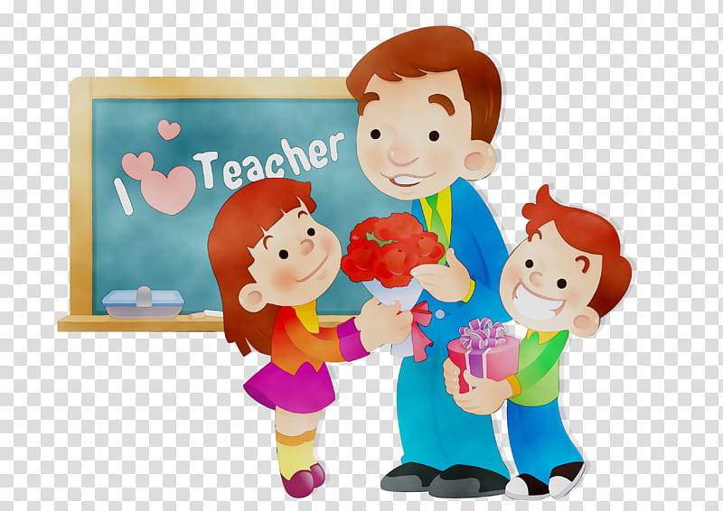 Teachers Day Education, World Teachers Day, Education
, Teacher Education, School
, Painting, Student, Cartoon transparent background PNG clipart