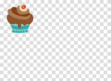 Cupcake Cut, chocolate cupcake artowrk transparent background PNG clipart