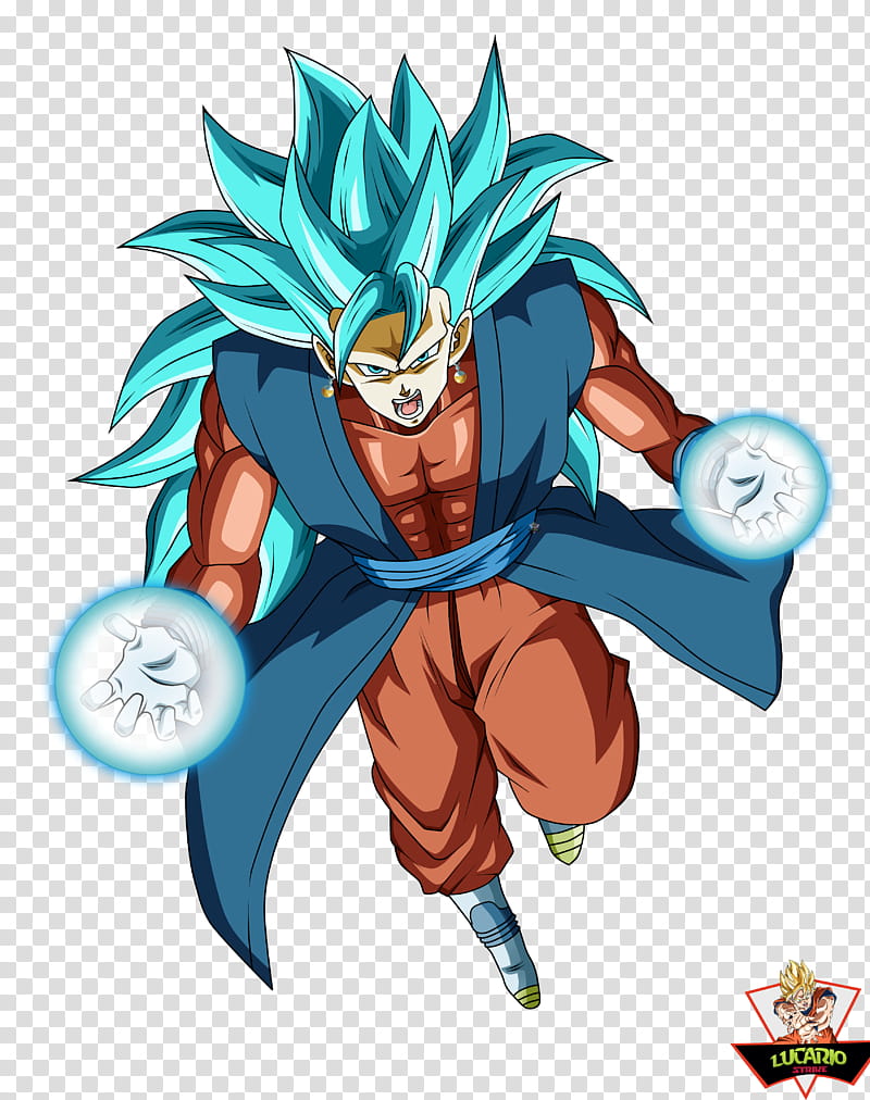 Vegetto XENO SSJ BLUE transparent background PNG clipart