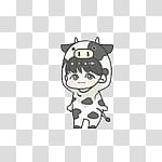 BTS CHIBI , Bangtan member transparent background PNG clipart