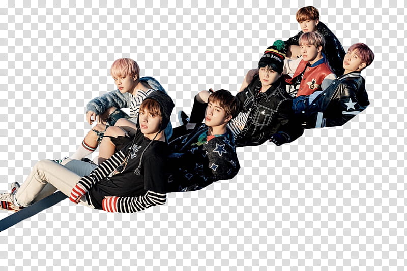 BTS You Never Walk Alone P , group of men sitting transparent background PNG clipart