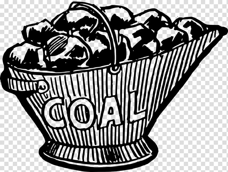 Junk Food, Coal, Mining, Fossil Fuel, Industry, Coal Mining, Drawing, Blackandwhite transparent background PNG clipart