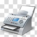Oxygen Refit, gnome-dev-fax, white fax machine illustration transparent background PNG clipart