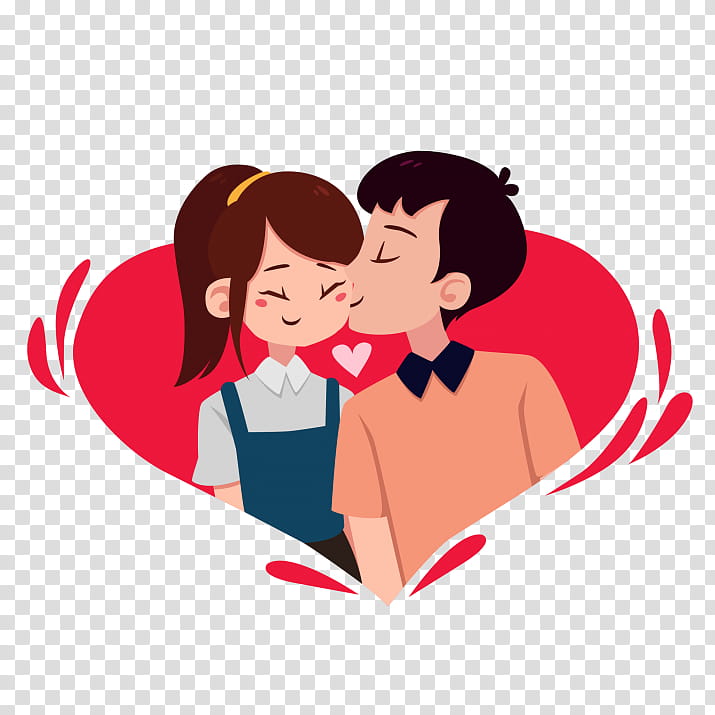 Valentines Day, Love, Kiss, Heart, Drawing, Cartoon, Cheek, Romance transparent background PNG clipart