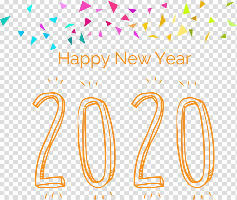 happy new year 2020 new year 2020 new years, Text, Line transparent background PNG clipart