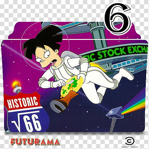 Futurama series and season folder icons, Futurama S ( transparent background PNG clipart