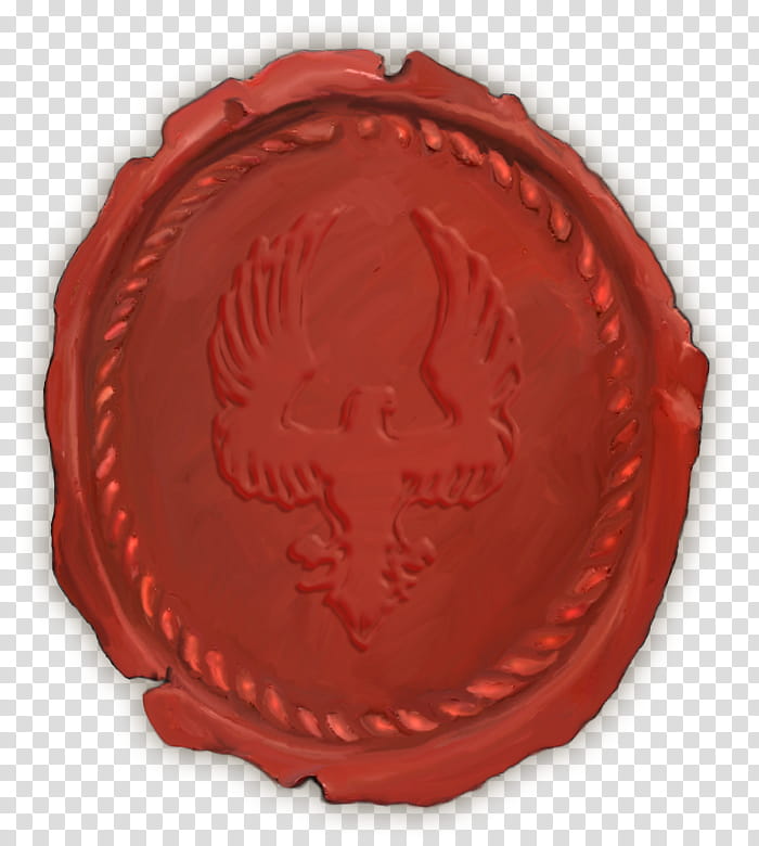 Wax Seal Eagle, red griffin seal transparent background PNG clipart