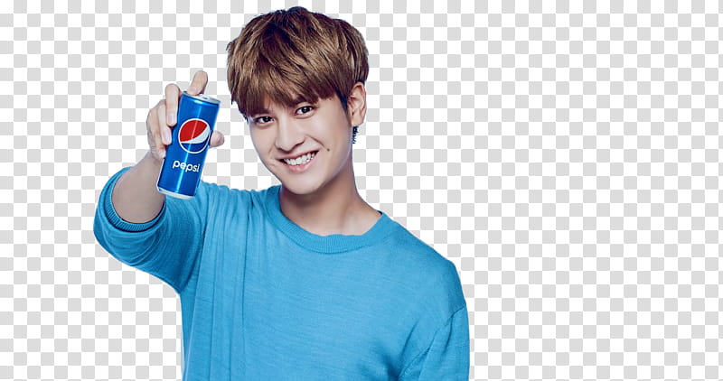 IKON x PEPSI RENDERS , man holding Pepsi can transparent background PNG clipart