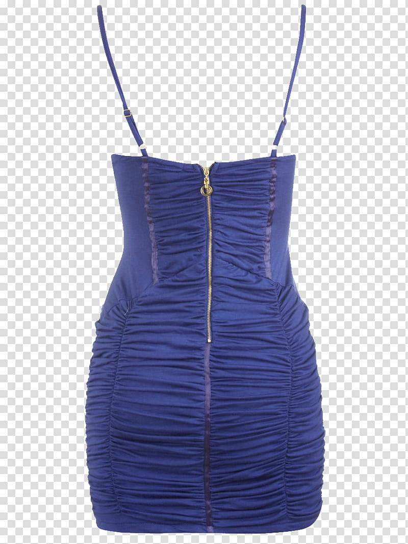 dresses , ruched blue spaghetti-strap dress transparent background PNG clipart