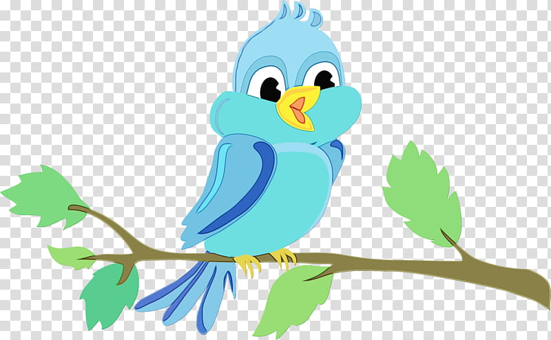 Bird Parrot, Cartoon, Silhouette, Web Design, Bluebird, Beak, Branch, Songbird transparent background PNG clipart