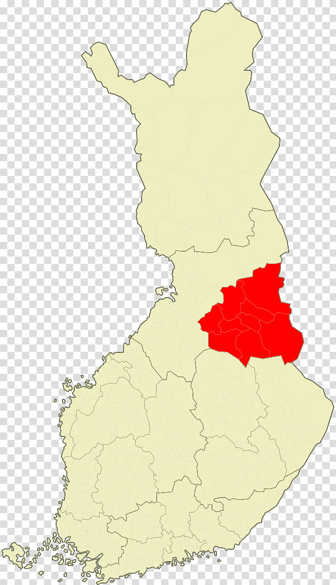Map, North Ostrobothnia, North Karelia, Northern Savonia, Kehyskainuu, Subregions Of Finland, Laukaa, Satakunta transparent background PNG clipart