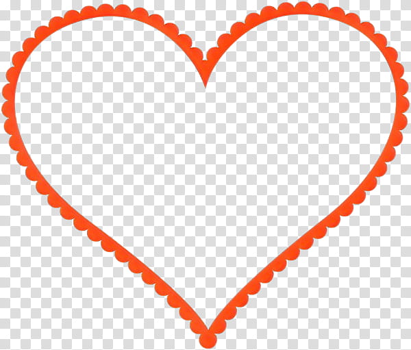 Valentines Day Frame, Heart, BORDERS AND FRAMES, Heart Frame, Frames, Orange, Love, Line transparent background PNG clipart