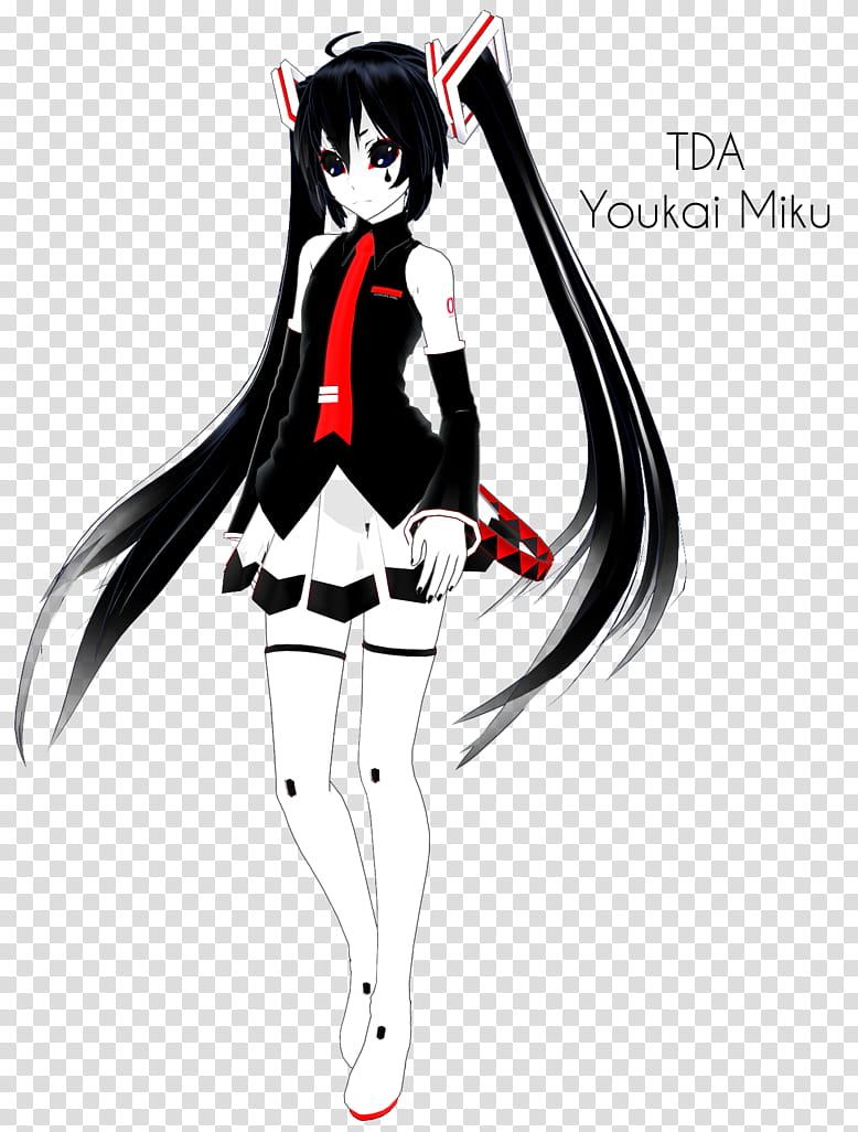 TDA Youkai Miku DL, Youkai Miku transparent background PNG clipart