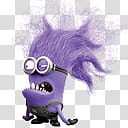 mi villano favorito s, purple Minion character illustration transparent background PNG clipart