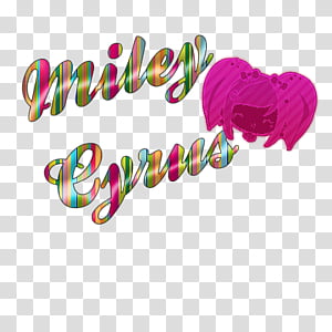 TEXTO DE MILEY CYRUS transparent background PNG clipart thumbnail