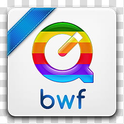 Quicktime Filetypes, bwf icon transparent background PNG clipart