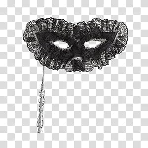 I feel like a princess I, black and gray masquerade mask transparent background PNG clipart