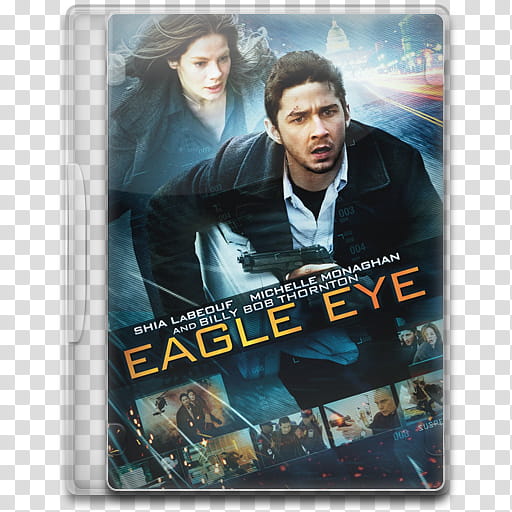 Movie Icon Mega , Eagle Eye, Eagle Eye DVD case transparent background PNG clipart