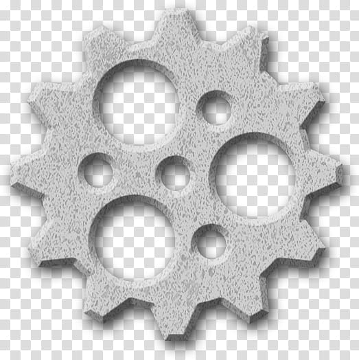 Steampunked Scrap Kit Freebie, silver sprocket setting icon transparent background PNG clipart