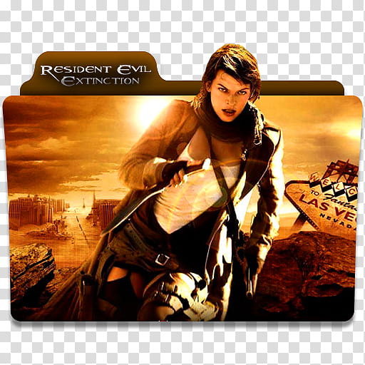 Resident Evil Collection   Folder Icon, Resident Evil Extinction () transparent background PNG clipart