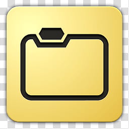 Icon , Explorer, yellow file folder illustration transparent background PNG clipart