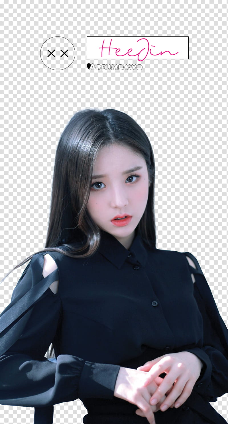 LOONA HeeJin X X teaser transparent background PNG clipart