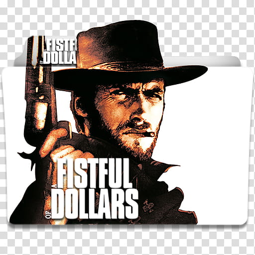 The Man With No Name Trilogy Folder Icon , fisful, Fistful Dollars transparent background PNG clipart
