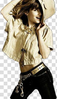 Bella Thorne, woman covering her face transparent background PNG clipart