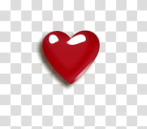 Speechless in Love, red heart transparent background PNG clipart