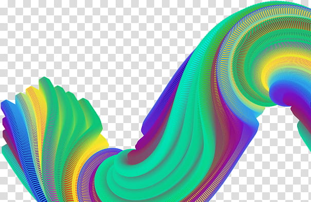 Spirograph Trilogy , multicolored stripe waves illustration transparent background PNG clipart