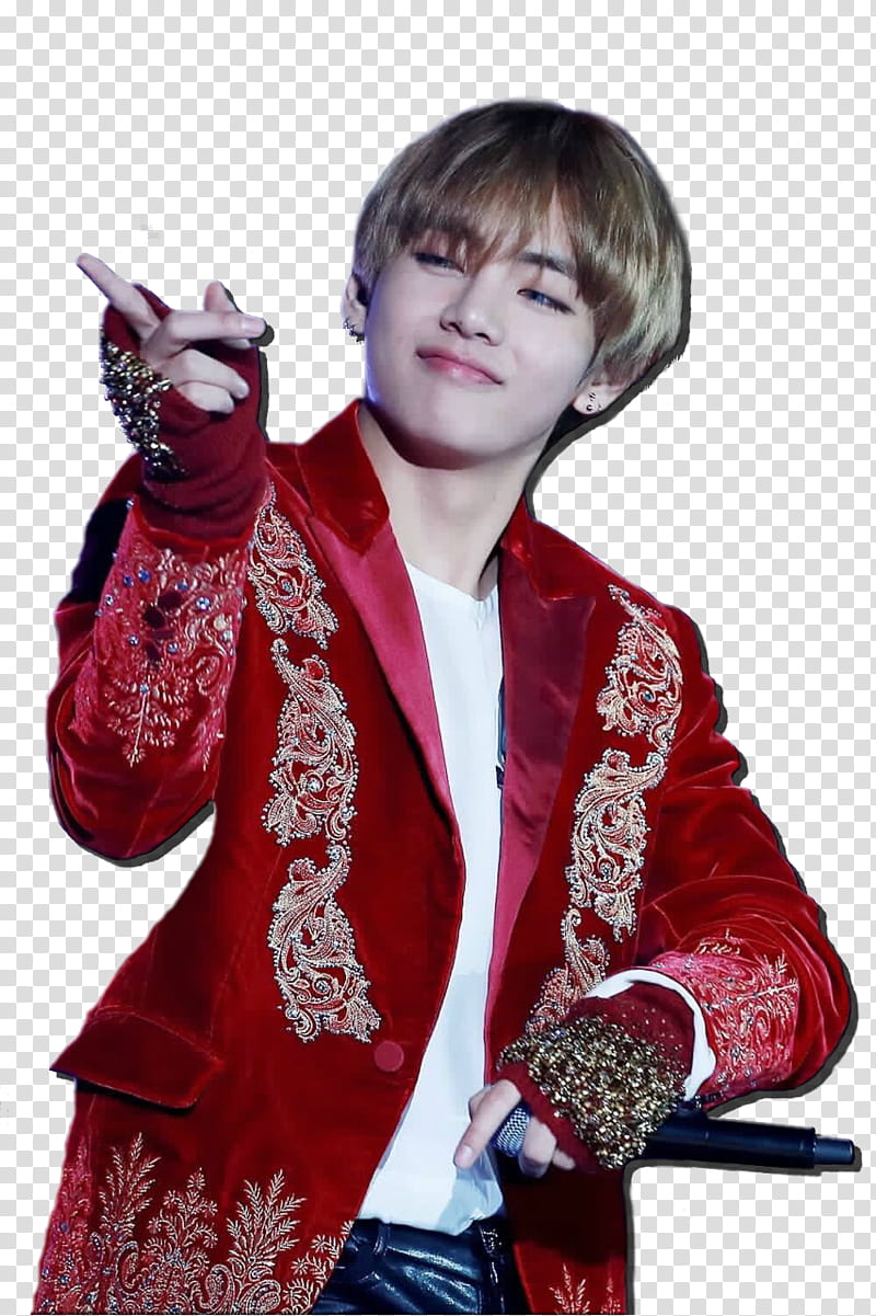 BTS V  transparent background PNG clipart