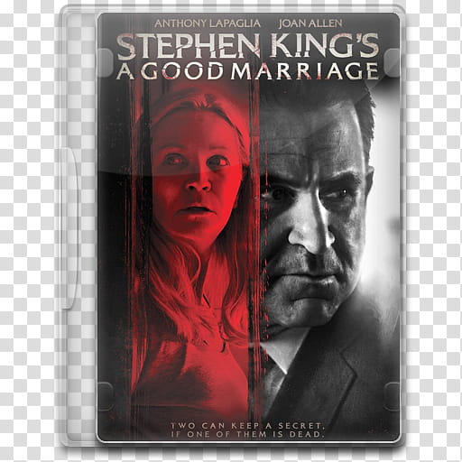 Movie Icon , A Good Marriage, Stephen King's A Good Marriage DVD case transparent background PNG clipart