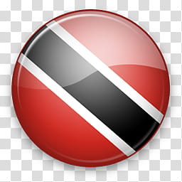 North America Win, red, black, and white flag ball icon transparent background PNG clipart